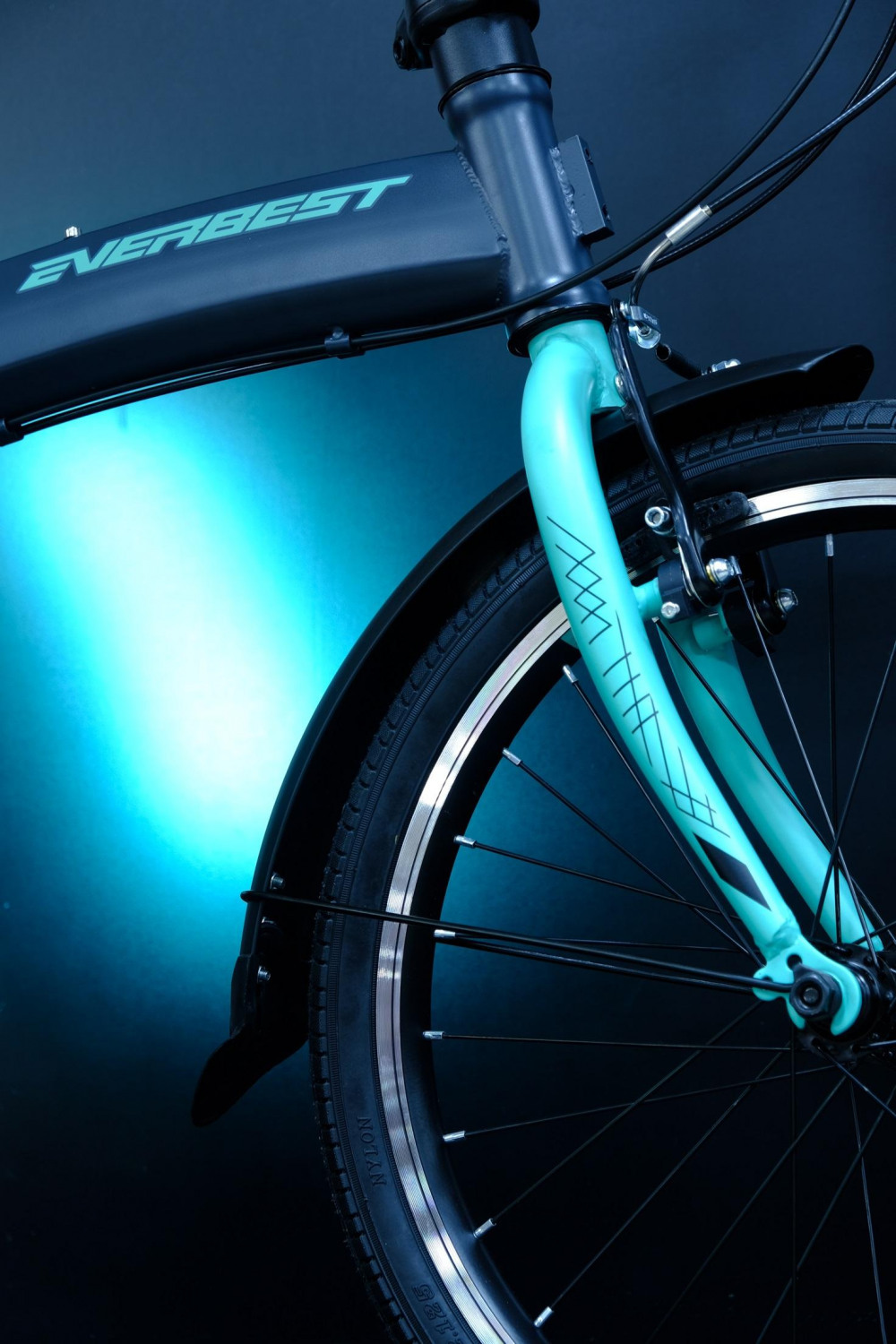 EVERBEST 20 902 Синий/Зелёный суперскладной (20")