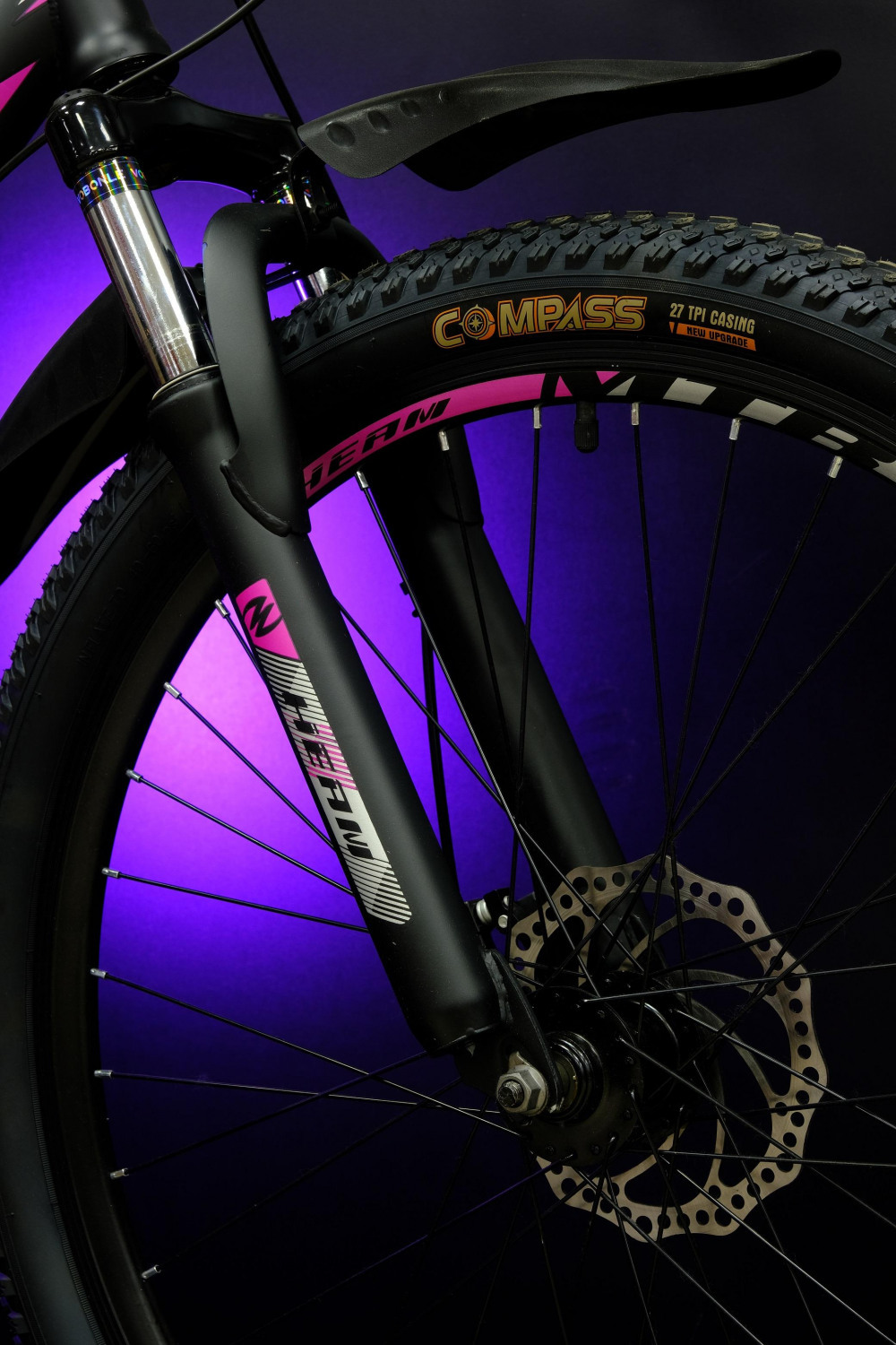 HEAM MATRIX 26 GIRL DISK Матовый Чёрный/Розовый рама 19 (на рост 171-182)